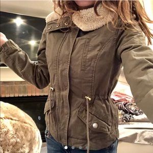 Army Green Bomber Jacket